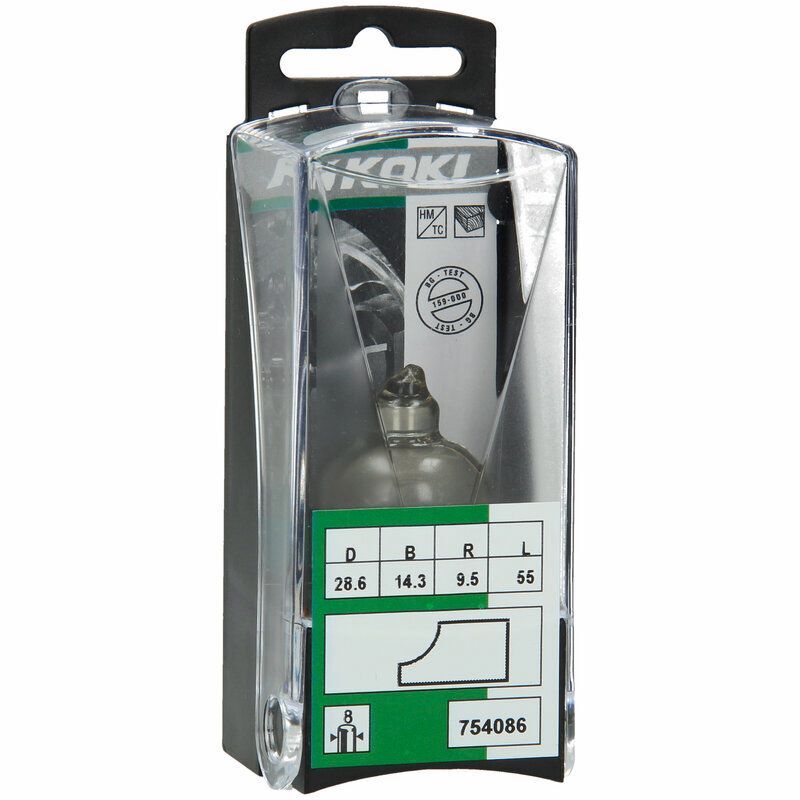 Produktbild Hohlkehlfräser 8 mm mit Kugellager 28,6 x 55 x 9,5 mm bild 3