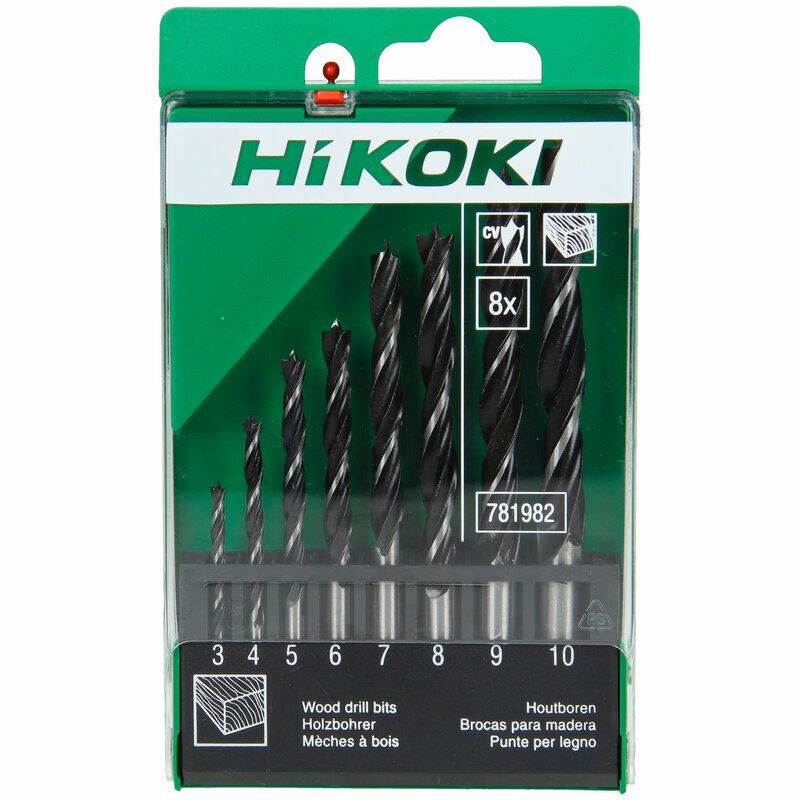 Produktbild CV Holzbohrer Set 3 4 5 6 7 8 9 10 mm 8 teilig bild 2