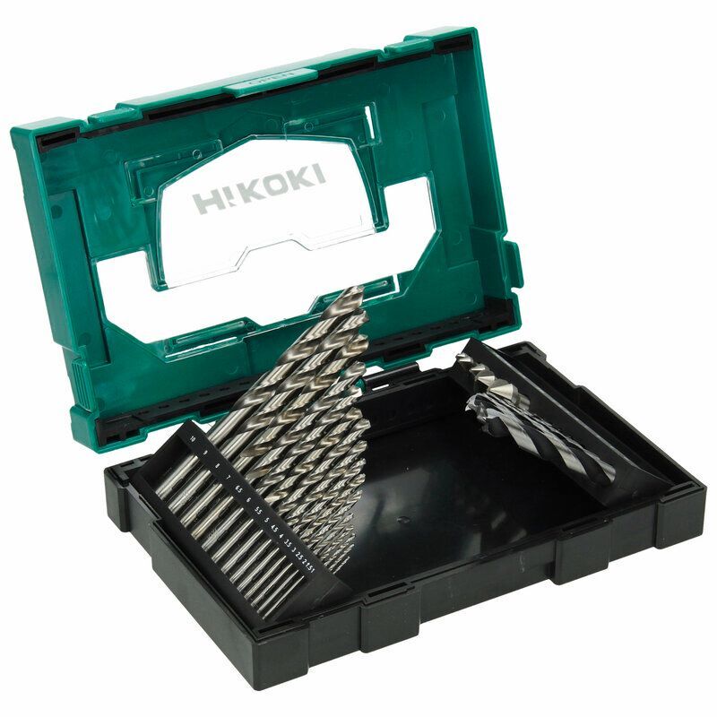Produktbild Hikoki HSS Bohrer und Senker Sechskant 1/4 Zoll Set 29 teilig