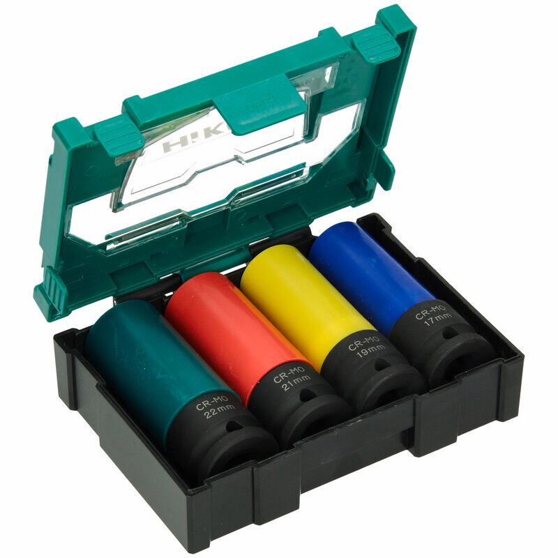 Produktbild KFZ Steckschlüssel Set Größe 2 1/2 Zoll 4 teilig bild 4