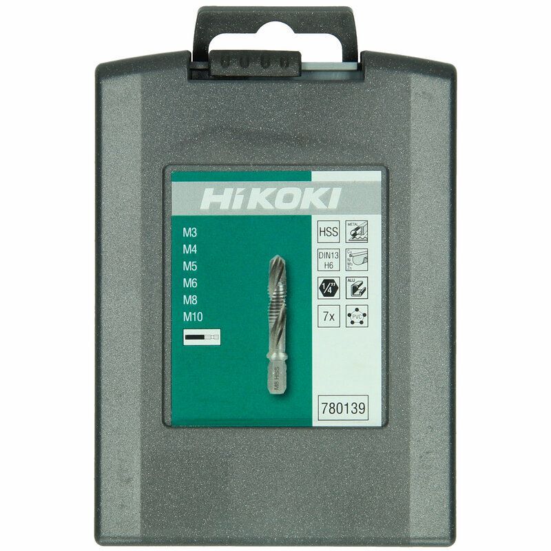 Produktbild Kombi Gewindebohrer Sechskant 1/4 Zoll Set 7 teilig bild 4