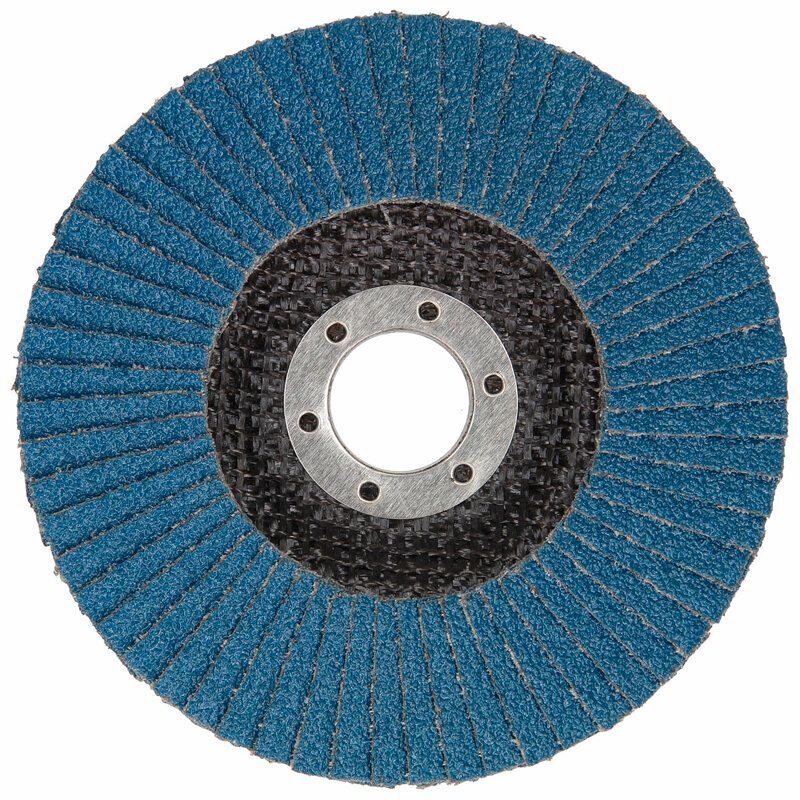 Produktbild Lamellenschleifteller 125 mm P 60, ZK, HSP, gekröpft bild 7