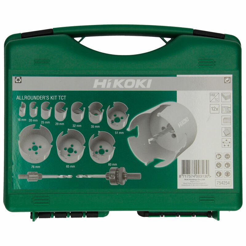 Produktbild Lochsägensortiment Hartmetallbestückt Allround 12 teilig bild 2