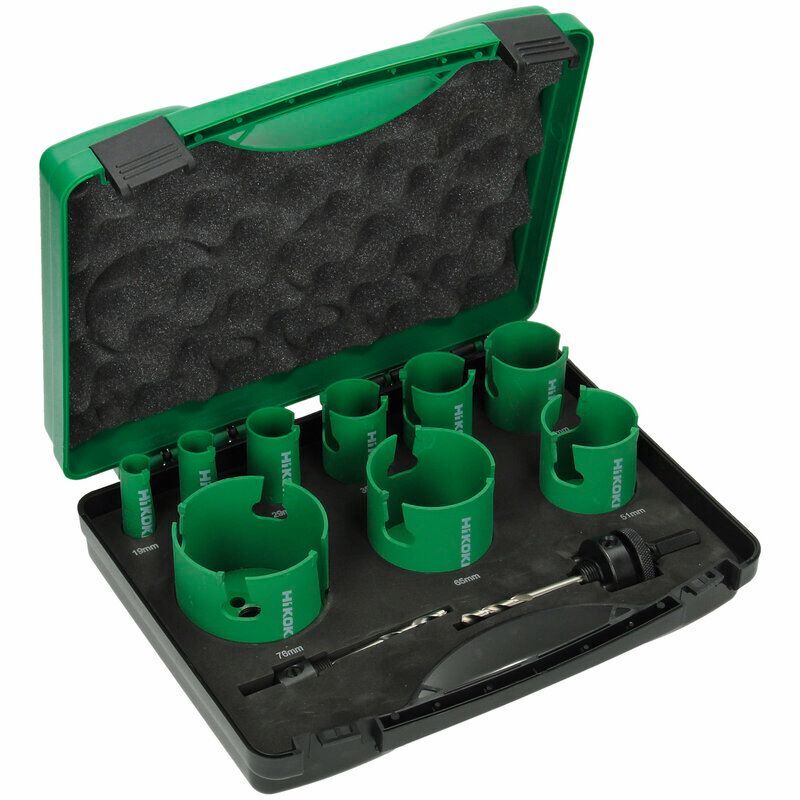 Produktbild Hikoki Lochsägensortiment Hartmetallbestückt Elektriker 11 teilig