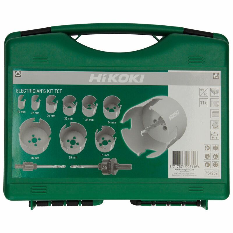 Produktbild Lochsägensortiment Hartmetallbestückt Elektriker 11 teilig bild 2