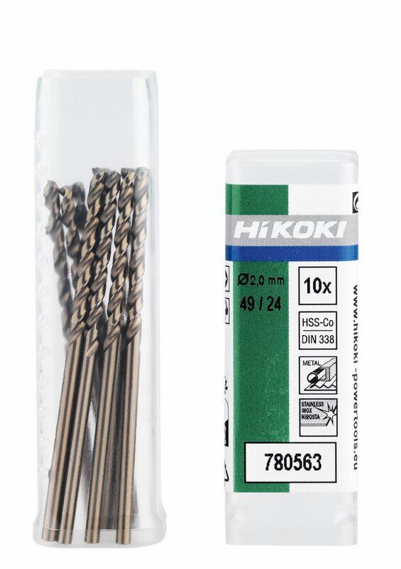 Produktbild Hikoki 10 Metallbohrer HSS Co DIN 338 3,8 x 43 mm 75 mm