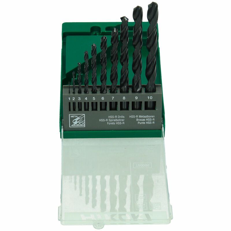 Produktbild Metallbohrer Set 1 bis 10 x 1 mm Bohrkopf 118 Grad bild 2