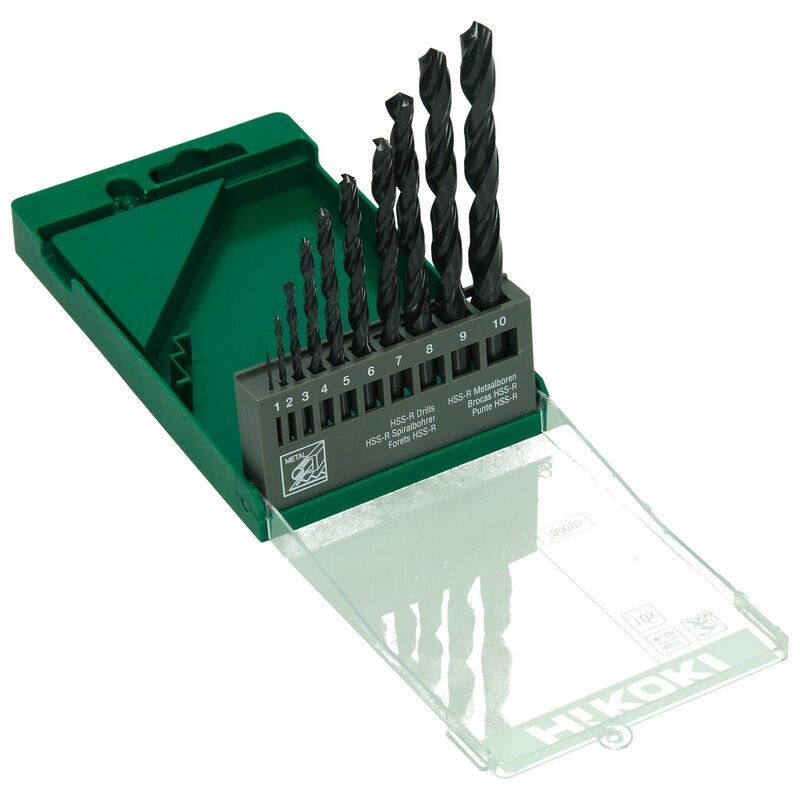 Produktbild Metallbohrer Set 1 bis 10 x 1 mm Bohrkopf 118 Grad bild 3