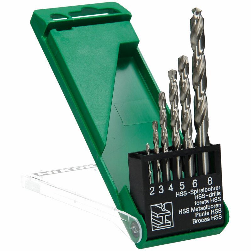 Produktbild Metallbohrer Set HSS G DIN 338 2 3 4 5 6 8 mm geteilte Spitze bild 3