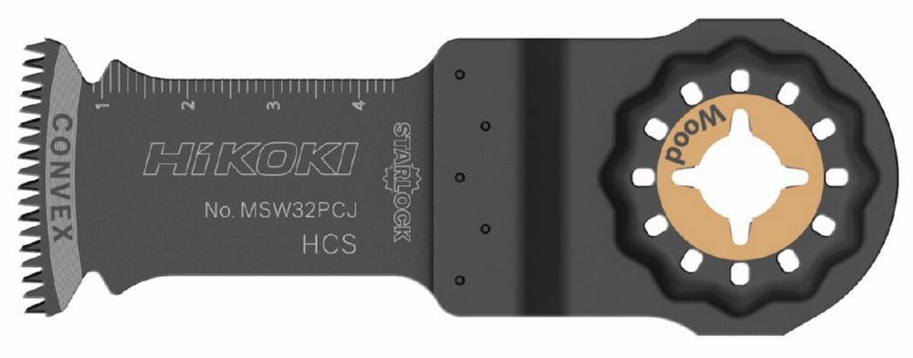 Produktbild Hikoki Multitool Sägeblatt Holz 32 x 0,6 mm HCS Starlock MSW32PCJ