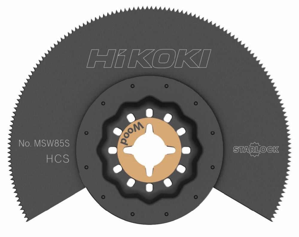 Produktbild Hikoki Multitool Sägeblatt Holz 85 x 0,6 mm HCS Starlock MSW85S
