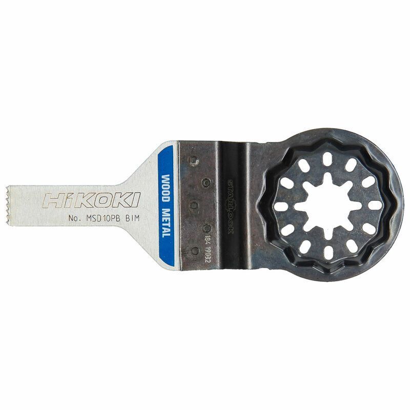 Produktbild Hikoki Multitool Sägeblatt 10 x 0,6 mm Holz Metall BIM Starlock MSD10PB