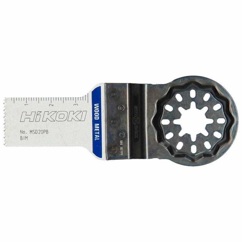 Produktbild Hikoki Multitool Sägeblatt 20 x 0,6 mm Holz Metall BIM Starlock MSD20PB
