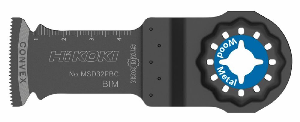 Produktbild Hikoki Multitool Sägeblatt 32 x 0,6 mm Holz Metall BIM Starlock MSD32PBC