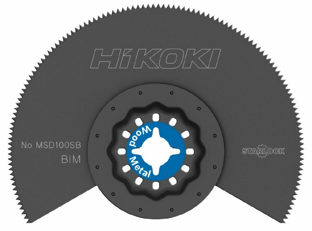 Produktbild Hikoki Multitool Sägeblatt 100 x 0,9 mm Holz Metall BIM Starlock MSD100SB