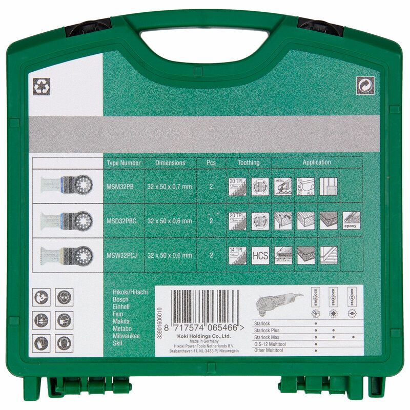 Produktbild Multitool Set Starlock MSM32PB MSD32PBC MSW32PCJ 6 teilig bild 3