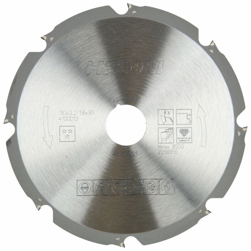 Produktbild Hikoki PCD Kreissägeblatt Abrasiv 180 x 30 mm z8 Flachzahn