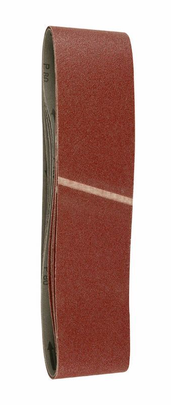 Produktbild Hikoki 5 Schleifbänder 100 x 915 mm Körnung P80 Rot