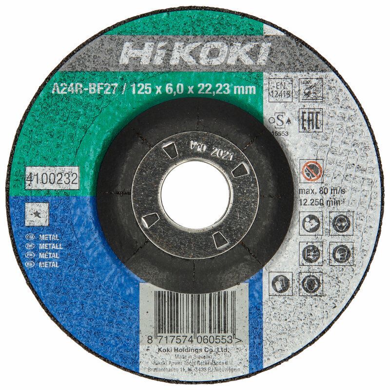 Produktbild Hikoki Schruppscheibe 150 x 6 x 22,23 mm Stahl DPC