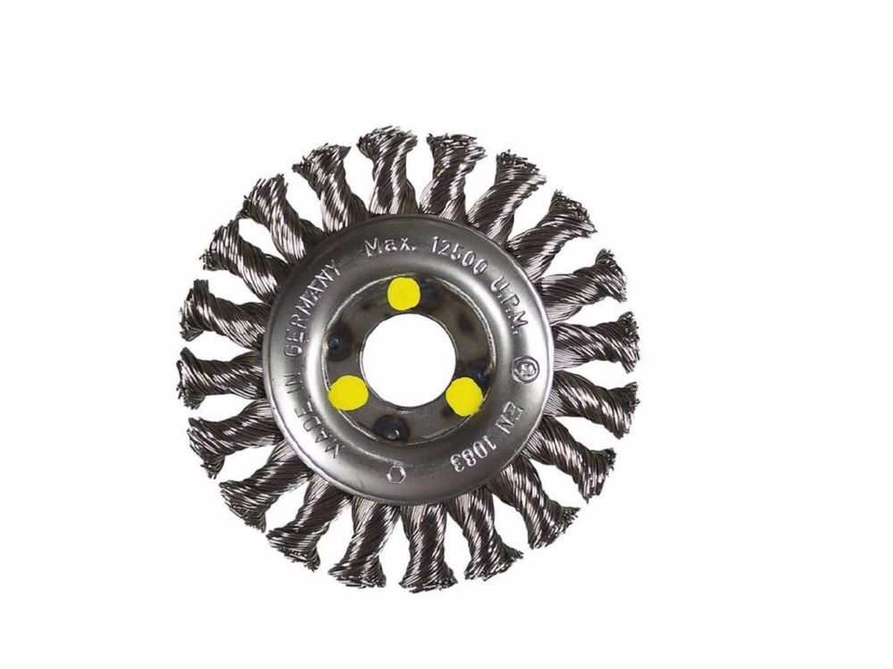 Produktbild Hikoki Stahldraht Topfbürste 115 x 0,5 mm M14 gezopft Edelstahl