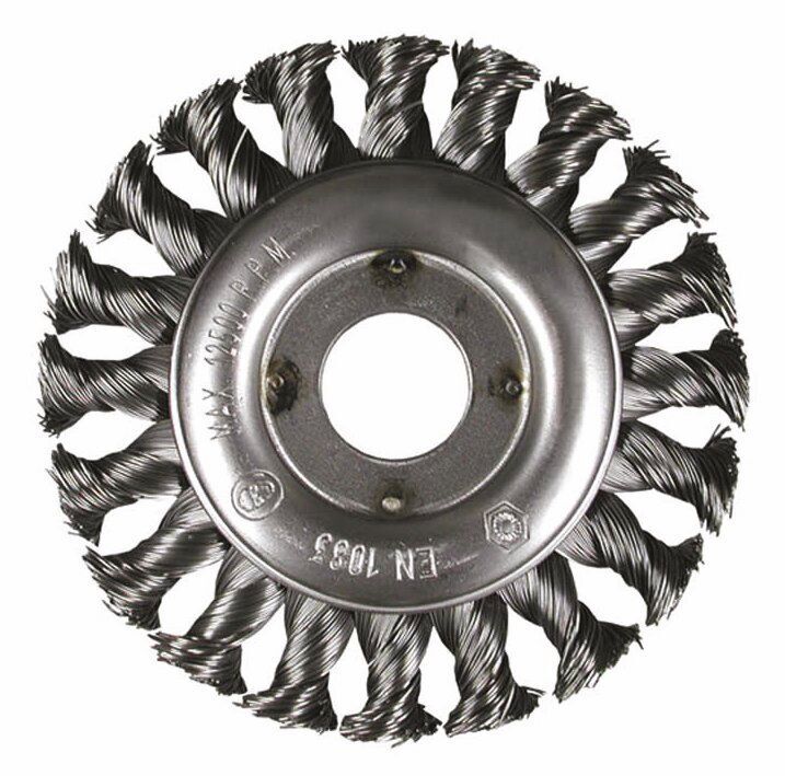 Produktbild Hikoki Stahldraht Topfbürste 115 x 0,5 mm Schaft M14 gezopft