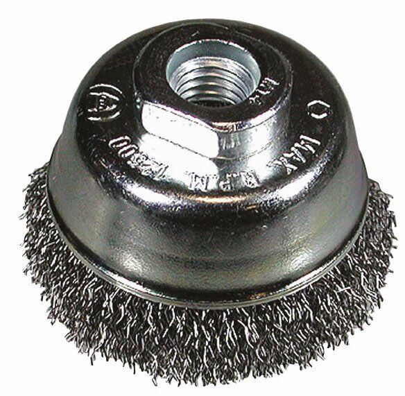 Produktbild Hikoki Stahldraht Topfbürste 80 x 0,3 mm Schaft M14 Stahl gewellt