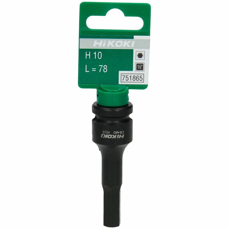 Produktbild Steckschlüssel Sechskant außen 10 x 78 mm schlagfest bild 2