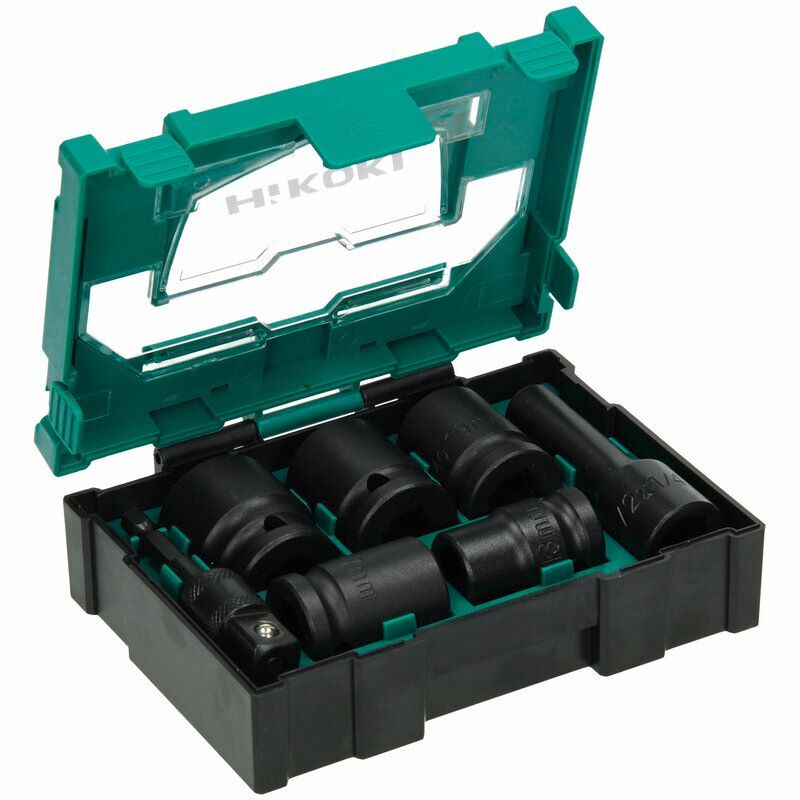 Produktbild Hikoki Steckschlüssel Set Größe 2 1/2 Zoll 7 teilig