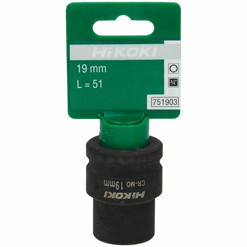 Produktbild Steckschlüssel 3/4 Zoll Größe 19 19 x 51 mm schlagfest bild 2