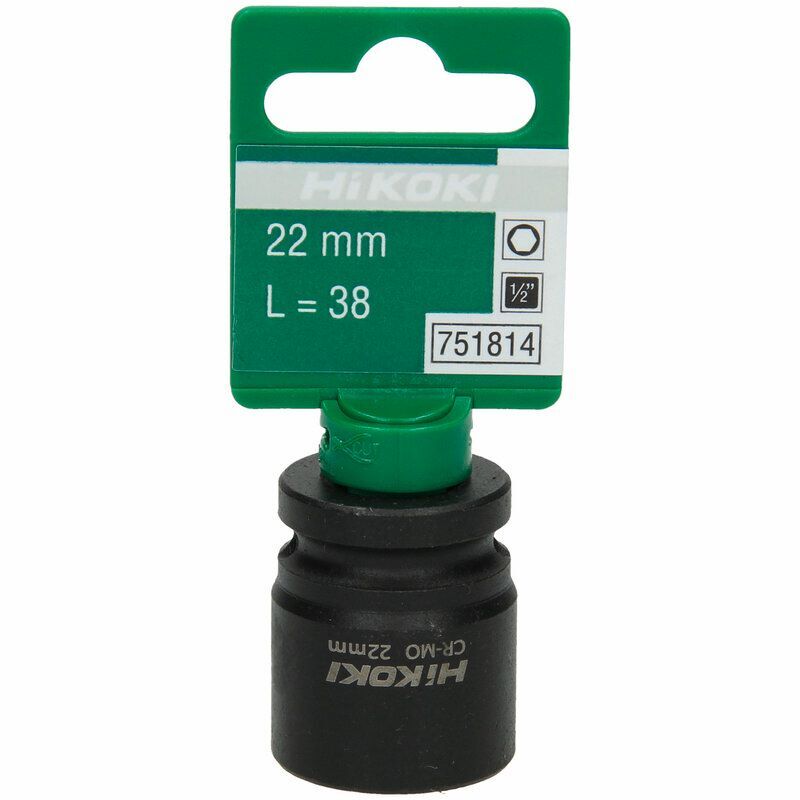 Produktbild Steckschlüssel 22 x 38 mm 1/2 Zoll schlagfest bild 2