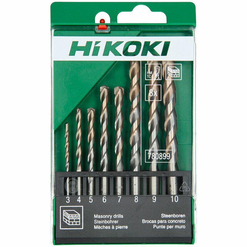 Produktbild Hikoki Steinbohrer Set 3 bis 10 mm 2 Trennscheiben