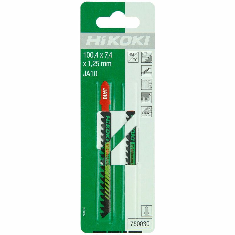 Produktbild 2 Stichsägeblätter 100,4 x 8,2 x 1,3 mm Abrasives carbide JA10/T141HM bild 2