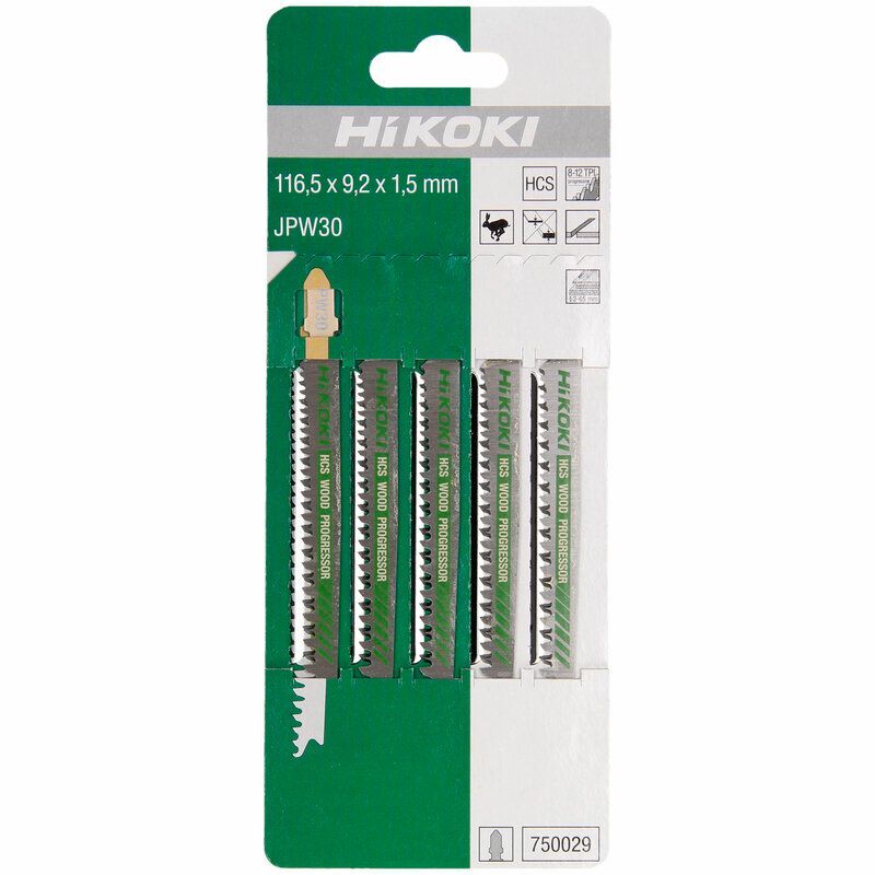 Produktbild 5 Stichsägeblätter 116, x 1,5 x 9,2 mm Holz HCS JPW30/T234X bild 2