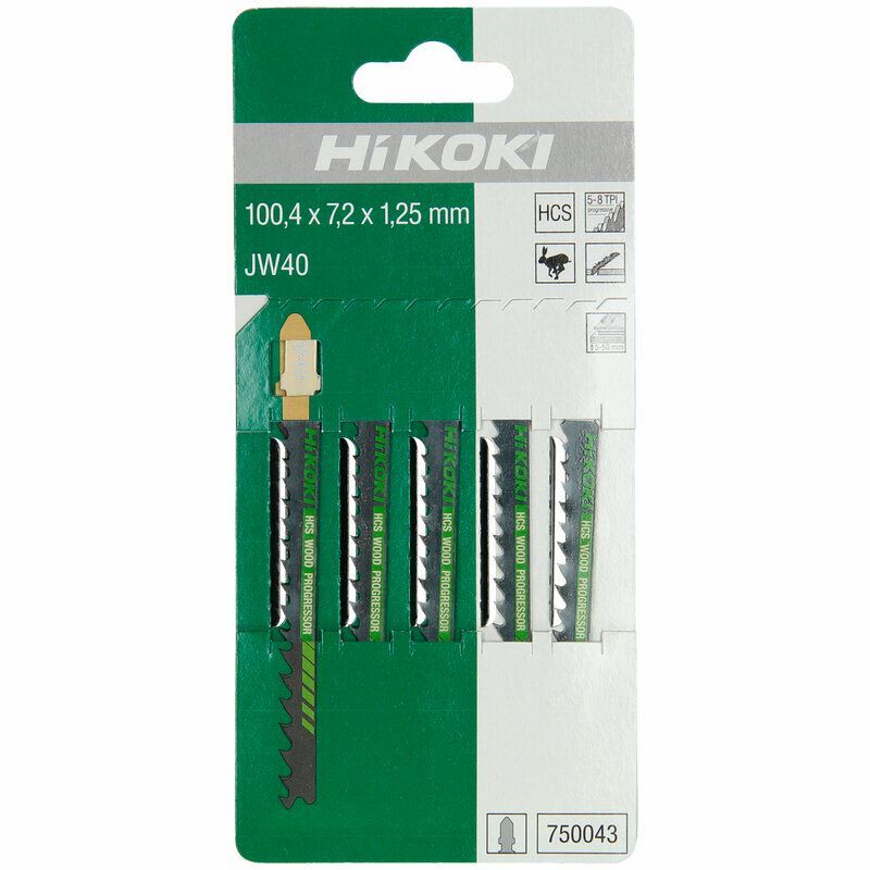 Produktbild 5 Stichsägeblätter Holz HCS JW40/T144D bild 2