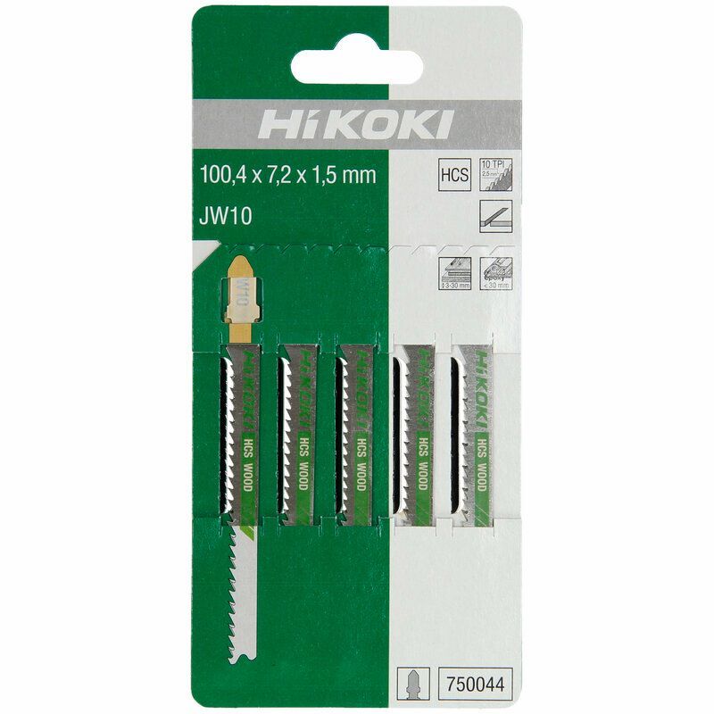 Produktbild 5 Stichsägeblätter 100,4 x 7,2 x 1,5 mm Holz HCS JW10/T101B bild 2