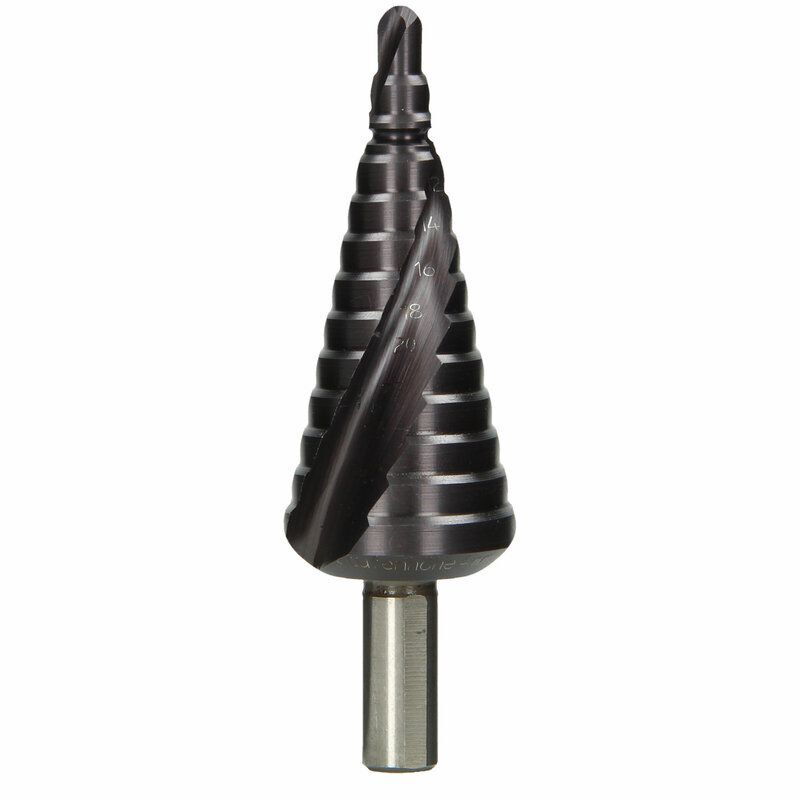 Produktbild Stufenbohrer HSS TiAIN 6 bis 30 mm Schaft 10 mm Spiralnut bild 2