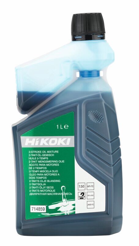 Produktbild Hikoki 2 Takt Öl Semi Synthetisch in Dosierflasche 1 Liter