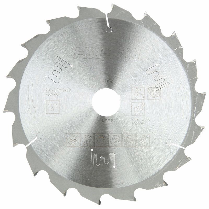Produktbild Hikoki TCT Kreissägeblatt Holz 216 x 30 mm Z18 Wechselzahn