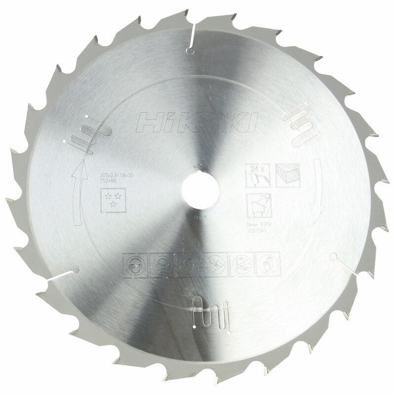 Produktbild Hikoki TCT Kreissägeblatt Holz 305 x 30 mm Z24 Wechselzahn