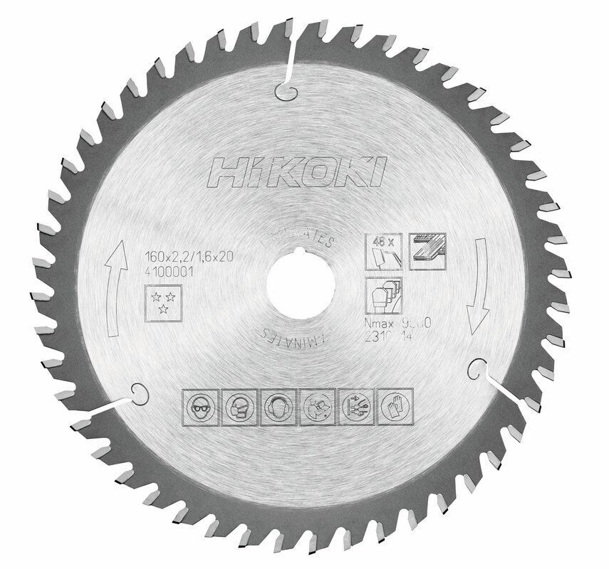 Produktbild Hikoki TCT Kreissägeblatt Laminat 160 x 20 mm Z48 Trapez und Flachzahn