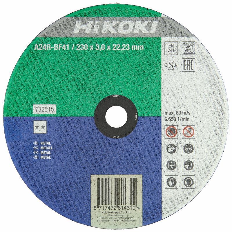 Produktbild Hikoki Trennscheibe 180 x 3 x 22,23 mm Stahl gerade F41