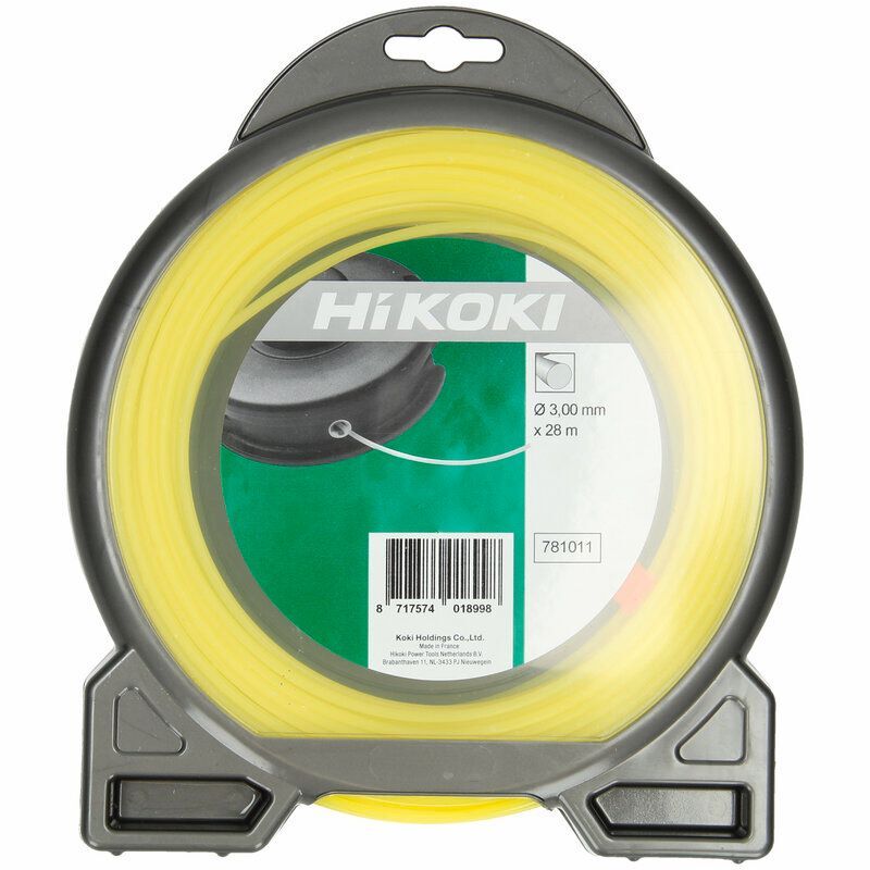 Produktbild Hikoki Trimmerfaden rund 3 mm gelb Länge 56 m