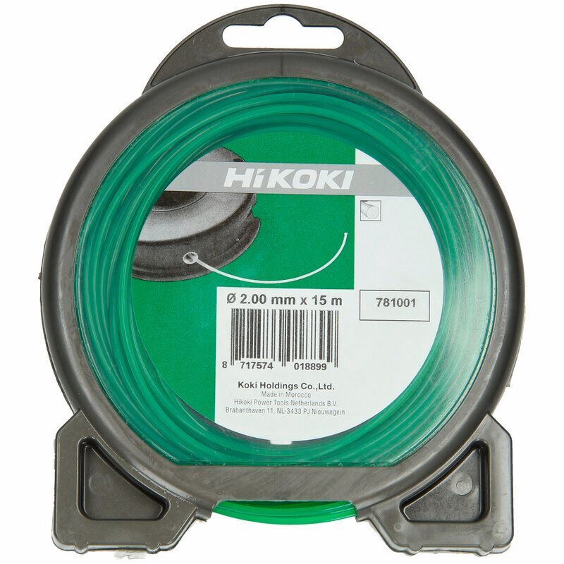 Produktbild Hikoki Trimmerfaden rund 2 mm grün Länge 126 m