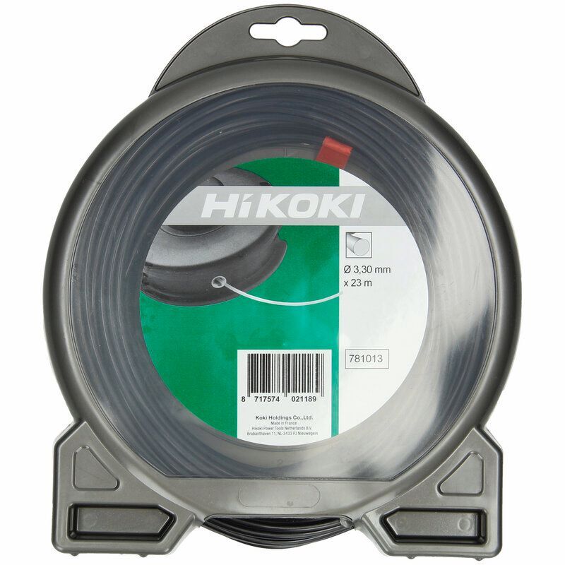 Produktbild Hikoki Trimmerfaden rund 3,3 mm schwarz Länge 46 m
