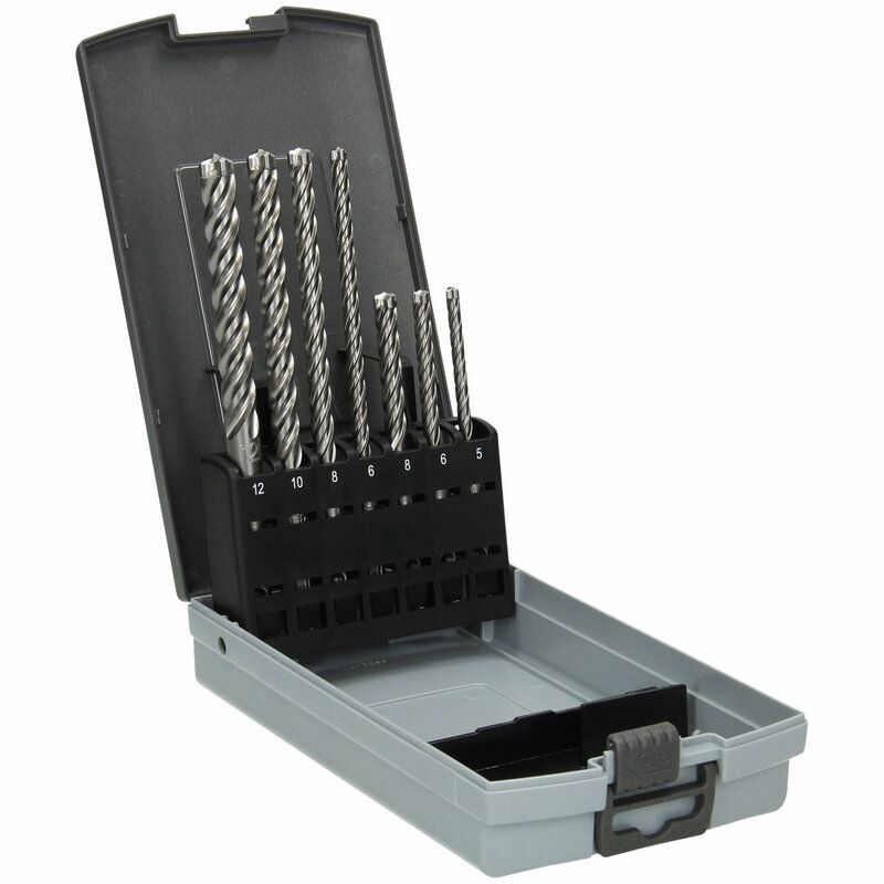 Produktbild VHM Hammerbohrer Set SDS Plus 5 6 8 x 115 mm 6 8 10 12 x 165 mm bild 5