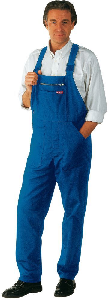 Planam Latzhose, 100% BW, 290 g/qm, Gr.58, kornblau Produktbild Planam Latzhose, 100% BW, 290 g/qm, Gr.58, kornblau bild 2