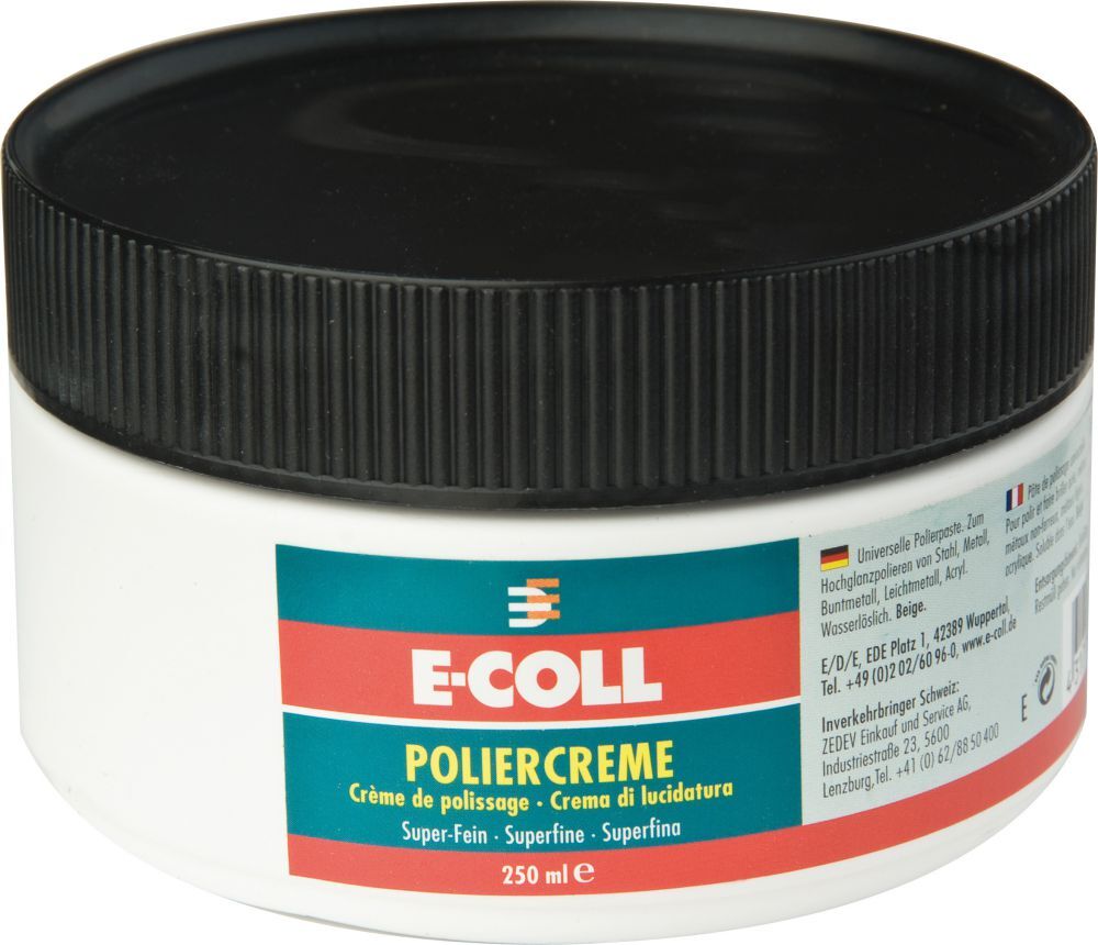E-COLL EU Poliercreme superfein 250ml beige Produktbild E-COLL EU Poliercreme superfein 250ml beige