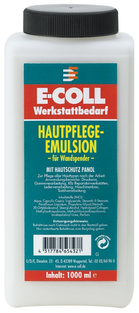 E-COLL Hautpflege-Emulsion 1L Produktbild E-COLL Hautpflege-Emulsion 1L