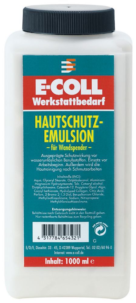E-COLL Hautschutz-Emulsion 1L Produktbild E-COLL Hautschutz-Emulsion 1L