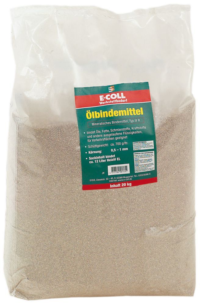E-COLL Ölbindemittel fein 20L Typ IIIR Produktbild E-COLL Ölbindemittel fein 20L Typ IIIR